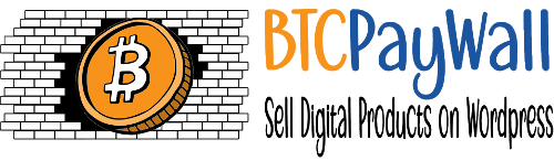 BTCPayWall - Sell digital products and goods.