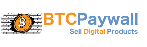 btcpaywall sell digital products